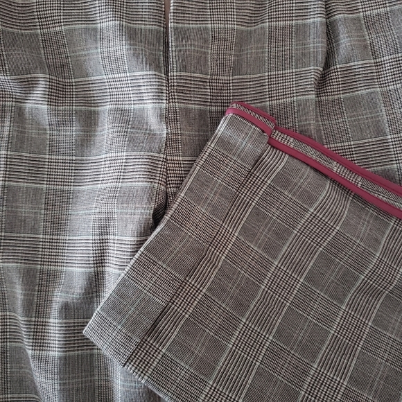 Zara plaid with strips pantsuits pants M - Picture 8 of 9